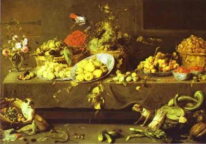 Flowers, Fruits And Vegetables — Frans Snyders