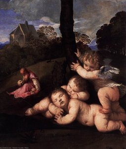 Le Tre Età Dell'uomo (dettaglio) — Tiziano Vecellio