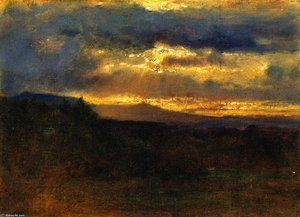 Study For The Catskills — George Innes