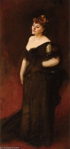 Portrait Of Mrs Harry Vane Milbank — John Singer Sargent, American Impressionism