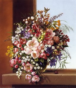 Flowers In A Glass Bowl — Adelheid Dietrich