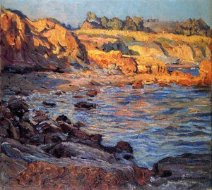 Golden Cliffs - Joseph Kleitsch