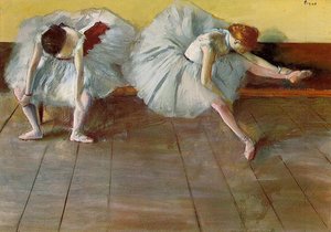 ヒラール・ジェームズ・エドガー・デガス - Two Ballet Dancers