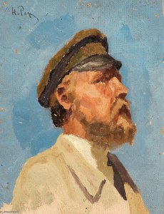 Portrait Of A Man — Nicholas Roerich, Symbolic Expressionism