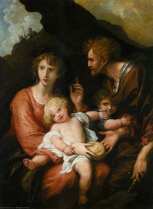 Epponia Giving Bread To Her Husband Sabinus In Concealment — Benjamin West