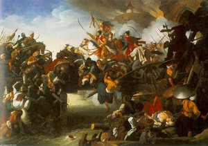 The Attack Of Zrinyi — Johann Peter Krafft