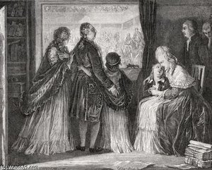 The Royal Family Take Refuge — Hippolyte De La Charlerie