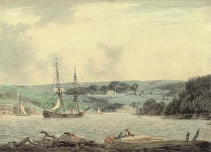 Belle Vue From The Passage At Cap Down, River Tamar, Cornwall — William Payne