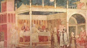 La Cène D'hérode — Giotto Di Bondone