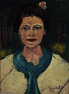 Portrait De Lucie Valore, Madame Utrillo — موريس إتريلو