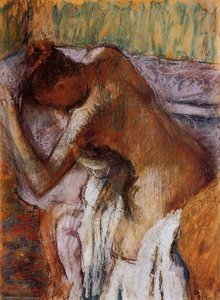 Nach Dem Bad (12) — Hilaire-germain-edgar Degas, Impressionismus