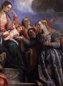 Mystische Vermählung Der Heiligen Katharina (detail) — Paolo Veronese