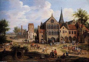A Town Scene — Pieter Boutens