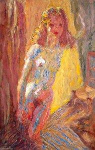 Fireside Nude — Henryk Gotlib