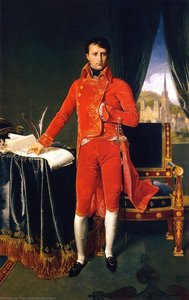Napoleon Bonaparte In The Uniform Of The First Consul — Jean-auguste-dominique Ingres, Neoclassical Precision