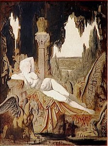 Fée Aux Griffons — Gustav Moreau, Symbolist Painting