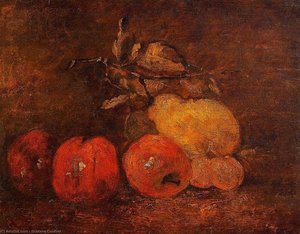 Gustave Courbet - Still Life with Pears and Apples
