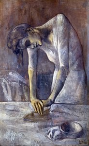 Die Bügeltuchfrau — Pablo Picasso