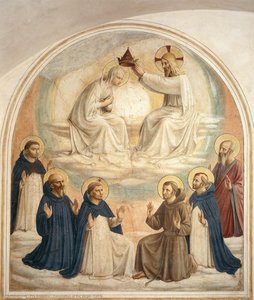 Fra Angelico - Coronación de la Virgen (Celda 9)