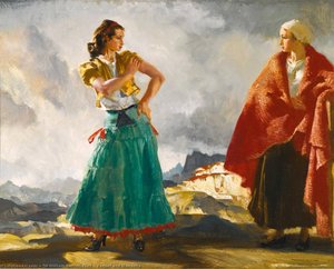 Raquel And Manuella — William Russell Flint