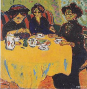 Mujeres bebiendo café - Ernst Ludwig Kirchner
