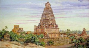 Tempel Av Tanjore, Sør India — Marianne North