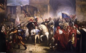 Entry Of Charles Viii Into Florence — Giuseppe Bezzuoli