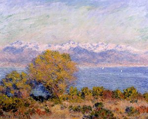 Die Alpen Von Cap D'antibes — Claude Monet