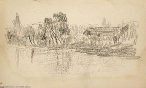 Landscape with River 1 - John Ottis Adams