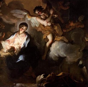 Antonio Balestra - Adoration of the Shepherds (detail)