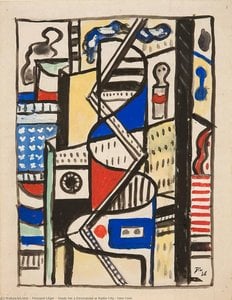 Fernand Léger - Study for a Decoration at Radio City, New York