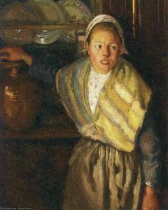 Breton Girl — Diego Rivera