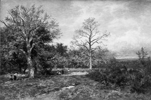 Autumn In A Surrey Wood — Benjamin Williams Leader, Pre-raphaelite