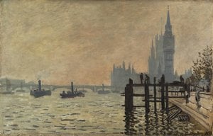 Il Tamigi sotto Westminster