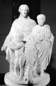 pierre jules cavelier - Cornelia, Mother of the Gracchi