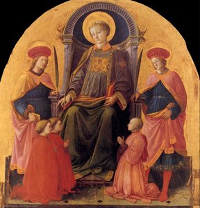 Filippo Lippi - St Lawrence Enthroned with Saints and Donors