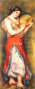 Dancer With Tambourne (gabrielle Renard) — Pierre-auguste Renoir