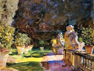 John Singer Sargent - Villa di Marlia, Lucca