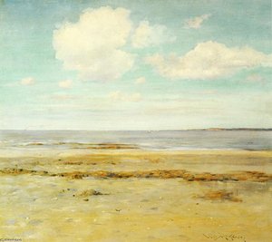The Deserted Beach — विलियम मेरिट चेज़, American Impressionism