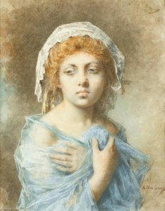 Portrait Of A Young Lady — Aleksiej Harlamoff