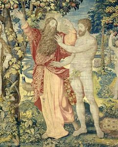 Adam And The God (detail Of A Tapestry). — Michiel Coxcie