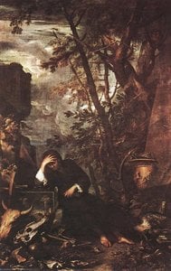 Salvator Rosa - Democritus in Meditation