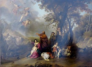 Rest On The Flight Into Egypt — Dirck Van Der Lisse