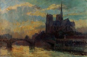 Notre Dame Paris — Albert-charles Lebourg