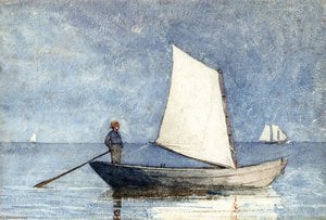 Sailing A Dory — Winslow Homer, Contemporary Realism