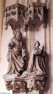Claus Sluter - Memorial to Philip the Bold (detail)