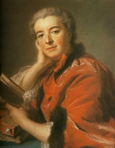 Madame Rouille De L'estangleterre — Maurice Quentin De La Tour, Rococo