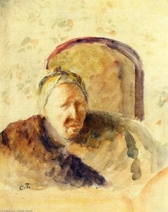 Каміль Піссарро - Портрет Матері Художника