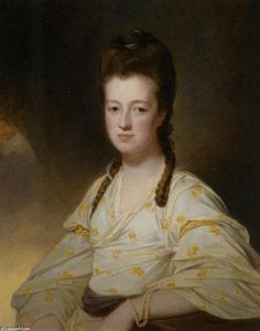 George Romney - Portrait of a Lady Dorothy Cavendish Wife of William Cavendish Bentinck 3rd Duke of Portland