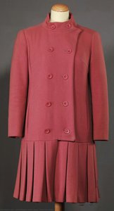 Dame Barbara Mary Quant - Dark Pink Dress